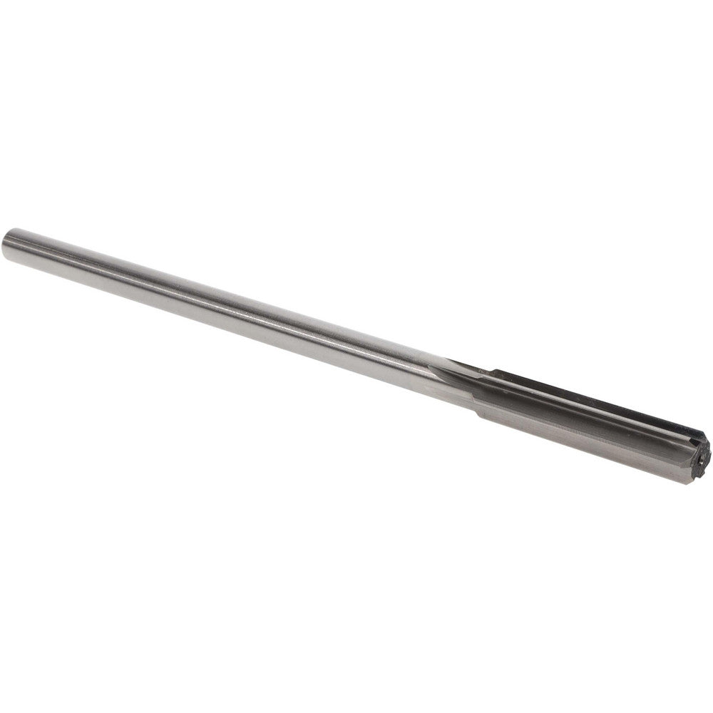 Hertel Reamers 433-0.3720 Chucking Reamer 0.3720" Dia, 7" OAL, 1-3/4" Flute Length, Straight Flute, Straight-Cylindrical Shank, HSS
