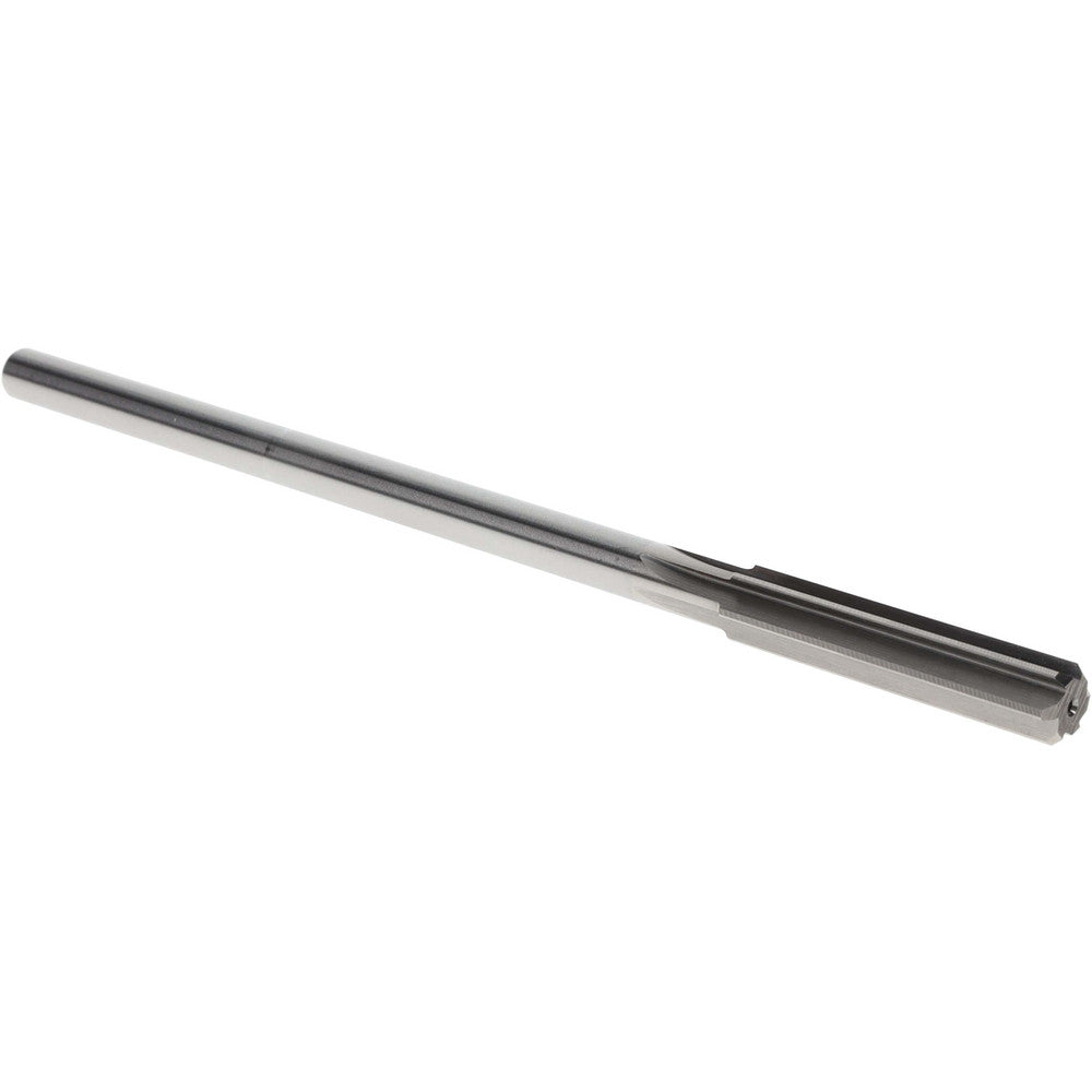 Hertel Reamers 433-0.3755 Chucking Reamer 0.3755" Dia, 7" OAL, 1-3/4" Flute Length, Straight Flute, Straight-Cylindrical Shank, HSS