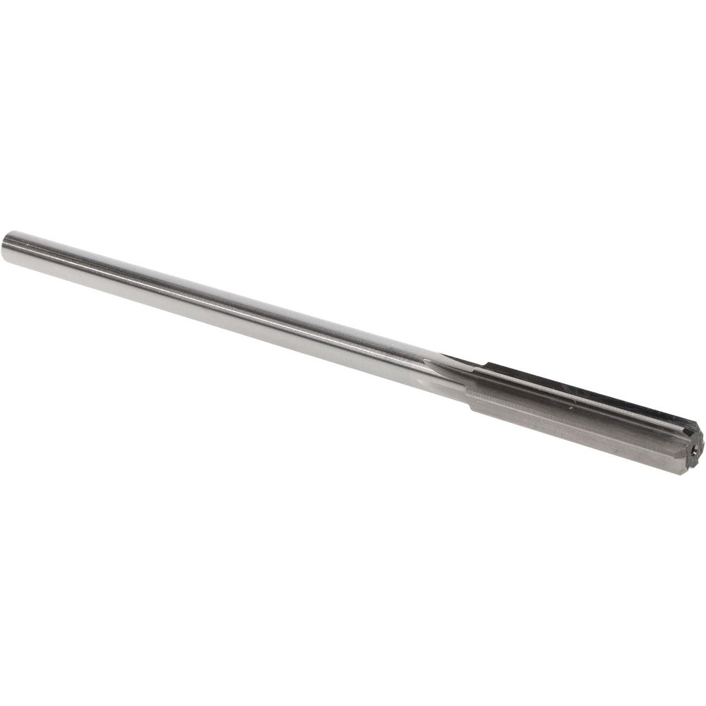 Hertel Reamers 433-0.3850 Chucking Reamer 0.3850" Dia, 7" OAL, 1-3/4" Flute Length, Straight Flute, Straight-Cylindrical Shank, HSS