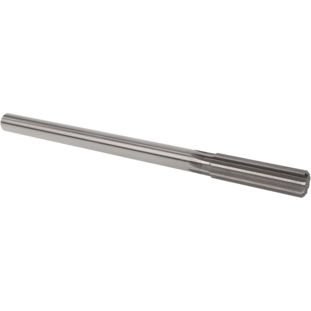 Hertel Reamers 433-0.6240 Chucking Reamer 0.6240" Dia, 9" OAL, 2-1/4" Flute Length, Straight Flute, Straight-Cylindrical Shank, HSS