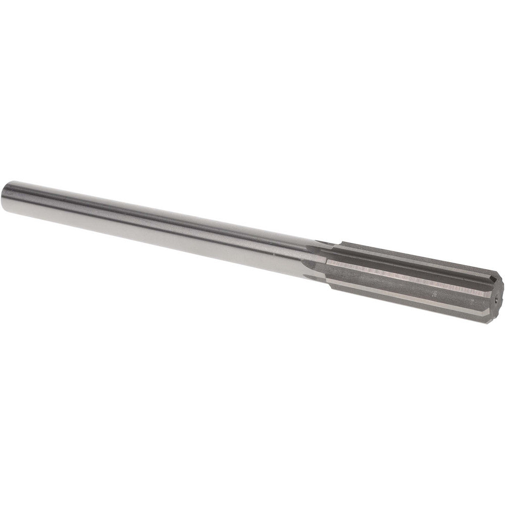 Hertel Reamers 433-0.7490 Chucking Reamer 0.7490" Dia, 9-1/2" OAL, 2-1/2" Flute Length, Straight Flute, Straight-Cylindrical Shank, HSS