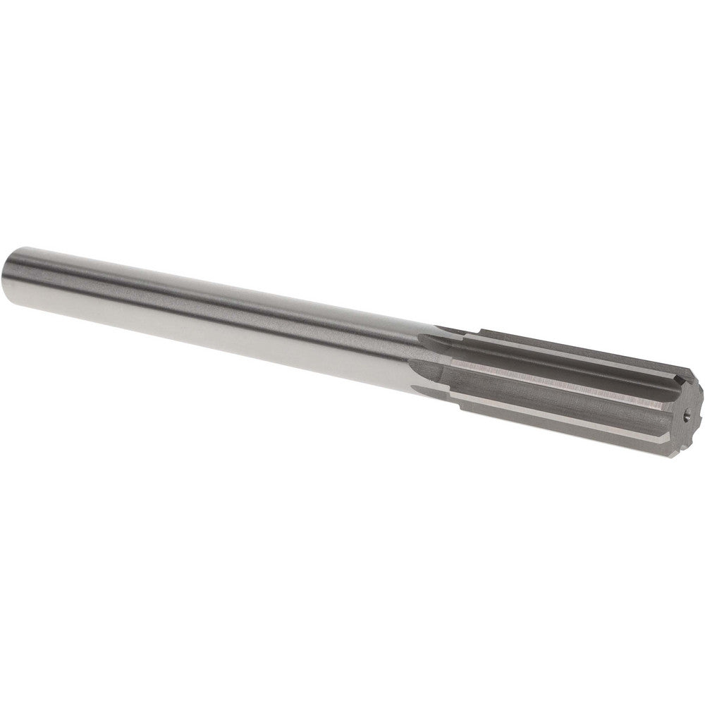 Hertel Reamers 433-1.0010 Chucking Reamer 1.0010" Dia, 10-1/2" OAL, 2-3/4" Flute Length, Straight Flute, Straight-Cylindrical Shank, HSS