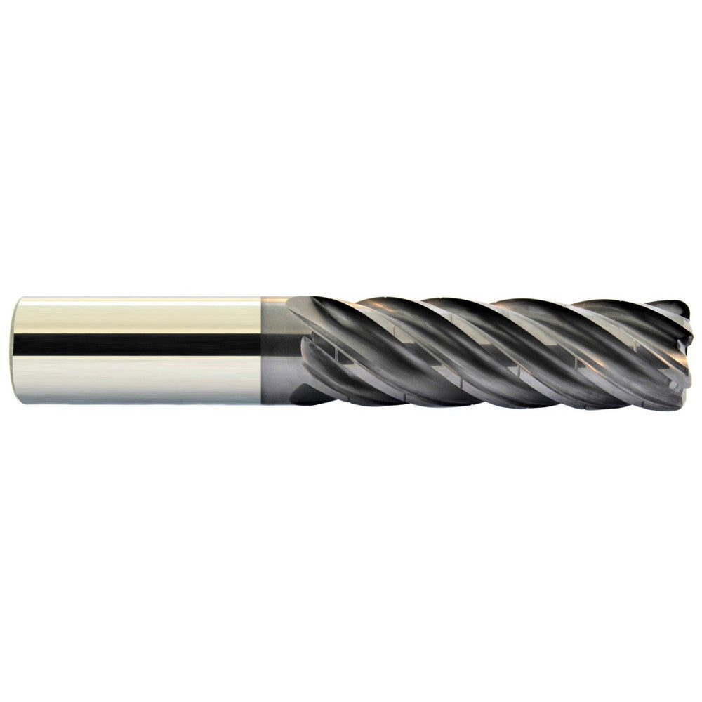 Accupro 72019599 Corner Radius & Corner Chamfer End Mills Mill Diameter (Inch) 3/8  Mill Diameter (Decimal Inch) 0.3750  Mill Diameter (mm) 9.53  Number Of Flutes 6  Length of Cut (Inch) 1/2  Length of Cut (mm) 12.7000