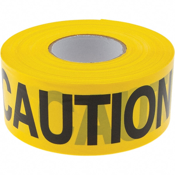 C.H. Hanson 14995 Barricade Tape Black & Yellow,  Message" Caution - Do Not Enter", 3.0000" Width, 1000.00' Length