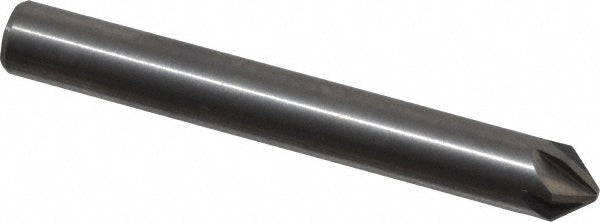 M.A. Ford 78025002 Countersink 1/4" Head Dia, 82.00 deg Included Angle, 6 Flute, Solid Carbide, Right Hand Cut