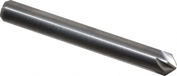 M.A. Ford 78018704 Countersink 3/16" Head Dia, 100.00 deg Included Angle, 6 Flute, Solid Carbide, Right Hand Cut