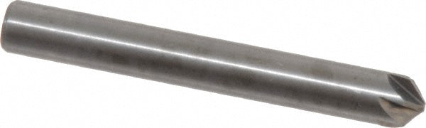 M.A. Ford 78025004 Countersink 1/4" Head Dia, 100.00 deg Included Angle, 6 Flute, Solid Carbide, Right Hand Cut