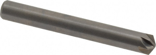 M.A. Ford 78025006 Countersink 1/4" Head Dia, 120.00 deg Included Angle, 6 Flute, Solid Carbide, Right Hand Cut