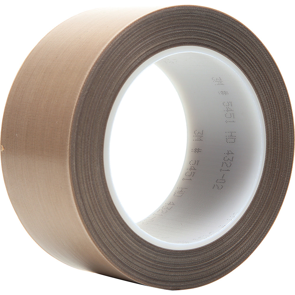 3M 7000029153 Glass Cloth Tape 2" Wide, 36 yd Long, Brown