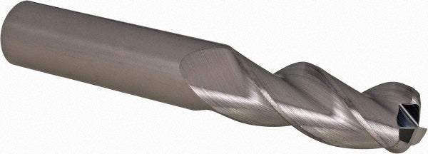 Kyocera SGS Precision Tools 32766 Corner Radius End Mill 1/2" Dia, 1-1/4" LOC, 0.12" Radius, 3 Flutes, Solid Carbide