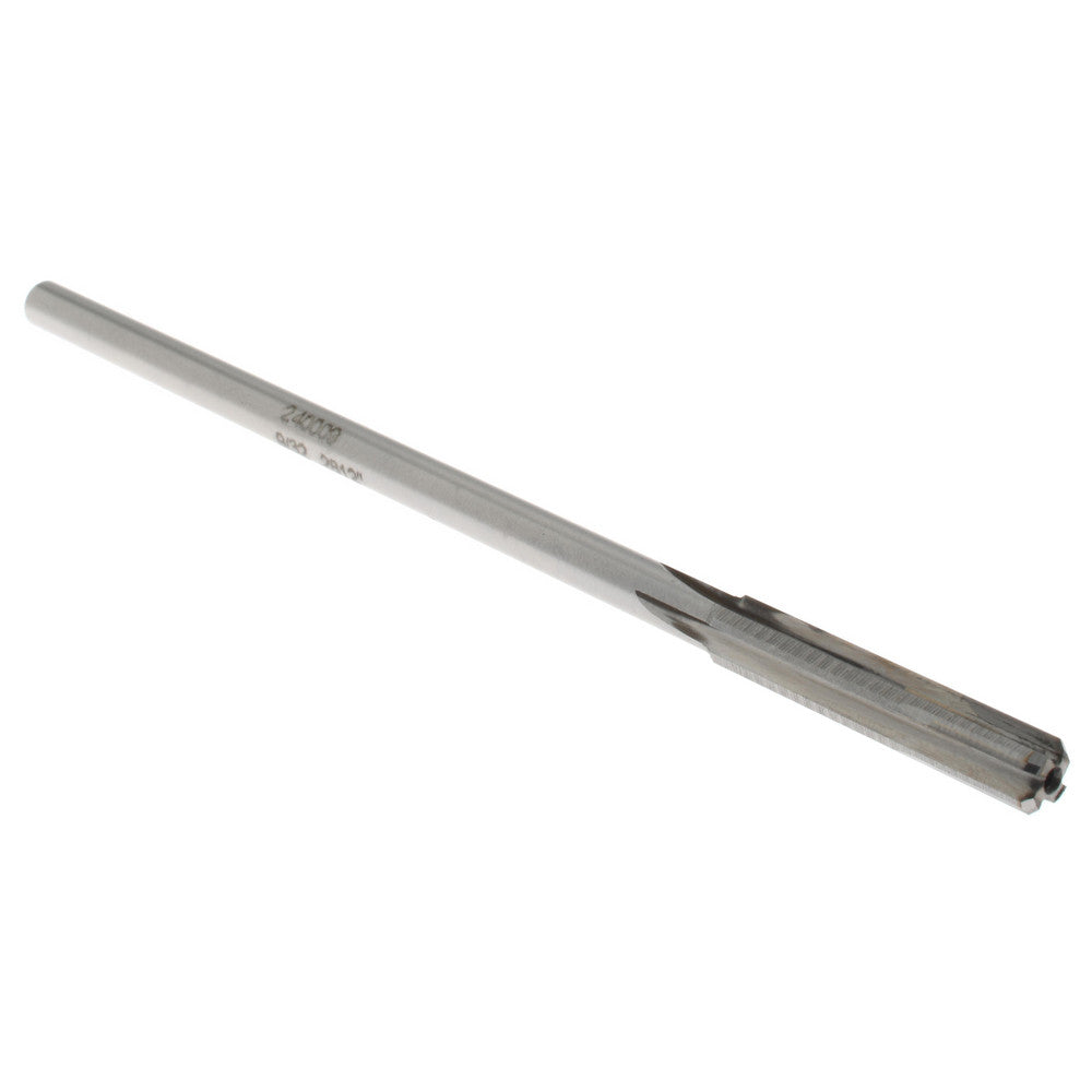 Rock River Tool Inc. 240009 Chucking Reamer 9/32" Dia, 6" OAL, 1-1/2" Flute Length, Straight Flute, Straight-Cylindrical Shank, Carbide-Tipped