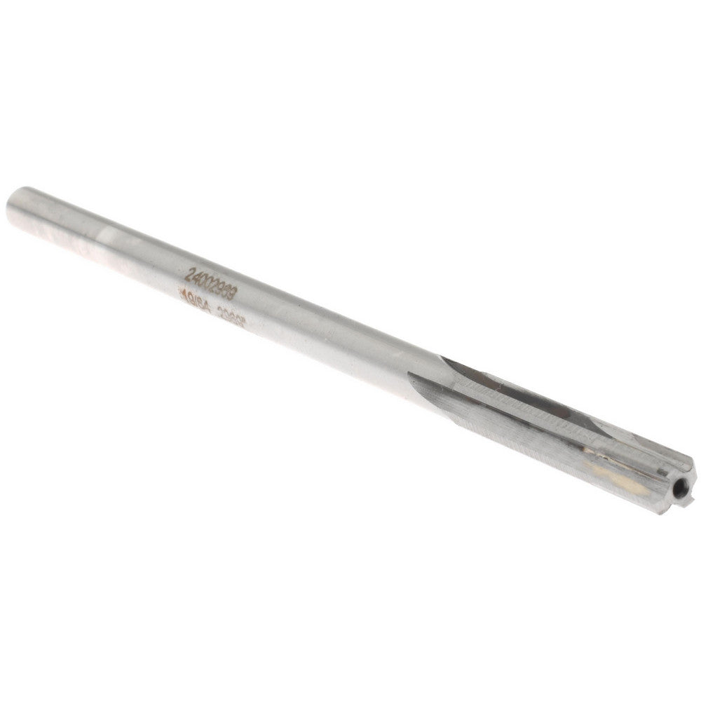 Rock River Tool Inc. 24002969 Chucking Reamer 19/64" Dia, 6" OAL, 1-1/2" Flute Length, Straight Flute, Straight-Cylindrical Shank, Carbide-Tipped