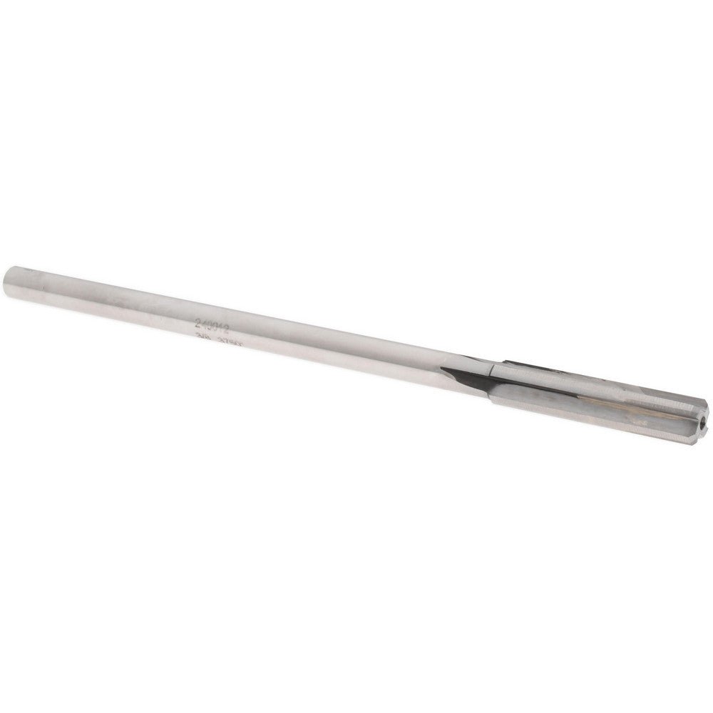 Rock River Tool Inc. 240012 Chucking Reamer 3/8" Dia, 7" OAL, 1-3/4" Flute Length, Straight-Cylindrical Shank, Carbide-Tipped