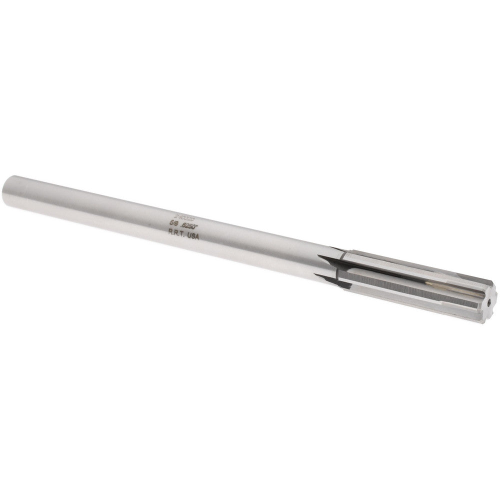 Rock River Tool Inc. 240020 Chucking Reamer 5/8" Dia, 9" OAL, 2-1/4" Flute Length, Straight-Cylindrical Shank, Carbide-Tipped