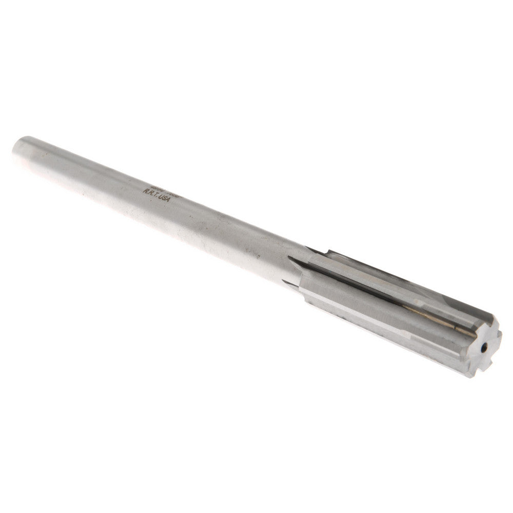 Rock River Tool Inc. 24007656 Chucking Reamer 49/64" Dia, 9-1/2" OAL, 2-1/2" Flute Length, Straight Flute, Straight-Cylindrical Shank, Carbide-Tipped