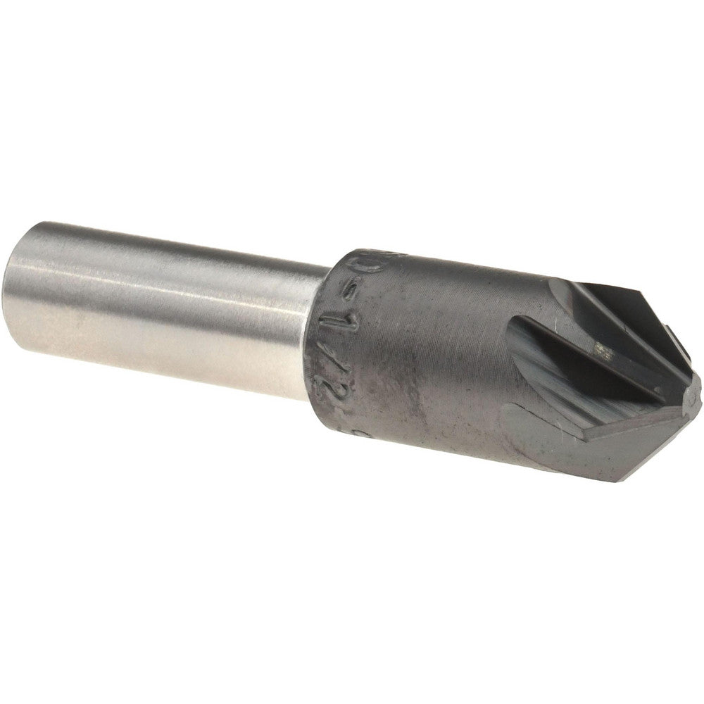 M.A. Ford 79B050003 Countersink 1/2" Head Dia, 90.00 deg Included Angle, 6 Flute, High-Speed Steel, Right Hand Cut