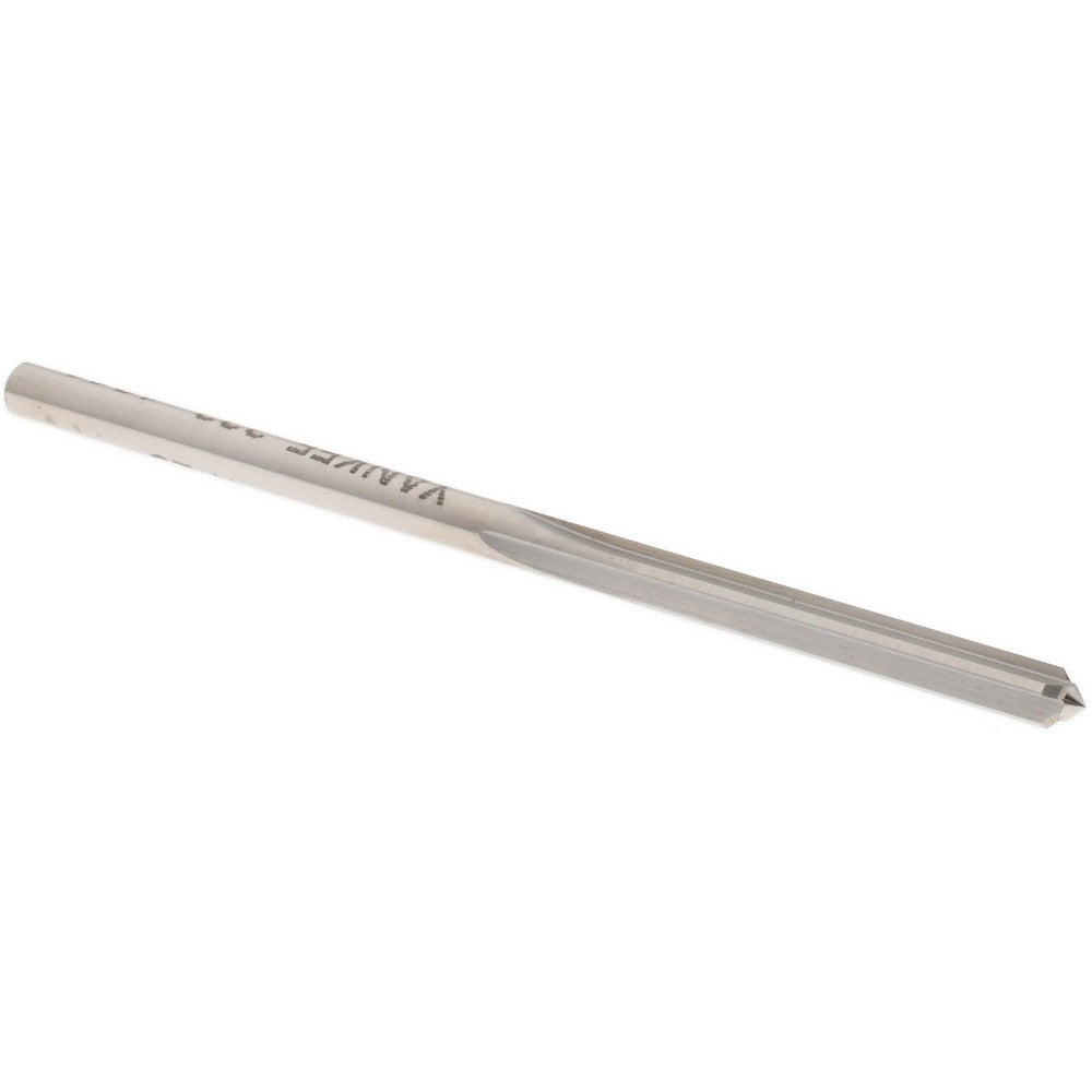 Hertel Reamers 333-0.1260 Chucking Reamer 0.1260" Dia, 2-3/4" OAL, 7/8" Flute Length, Straight Flute, Straight-Cylindrical Shank, HSS