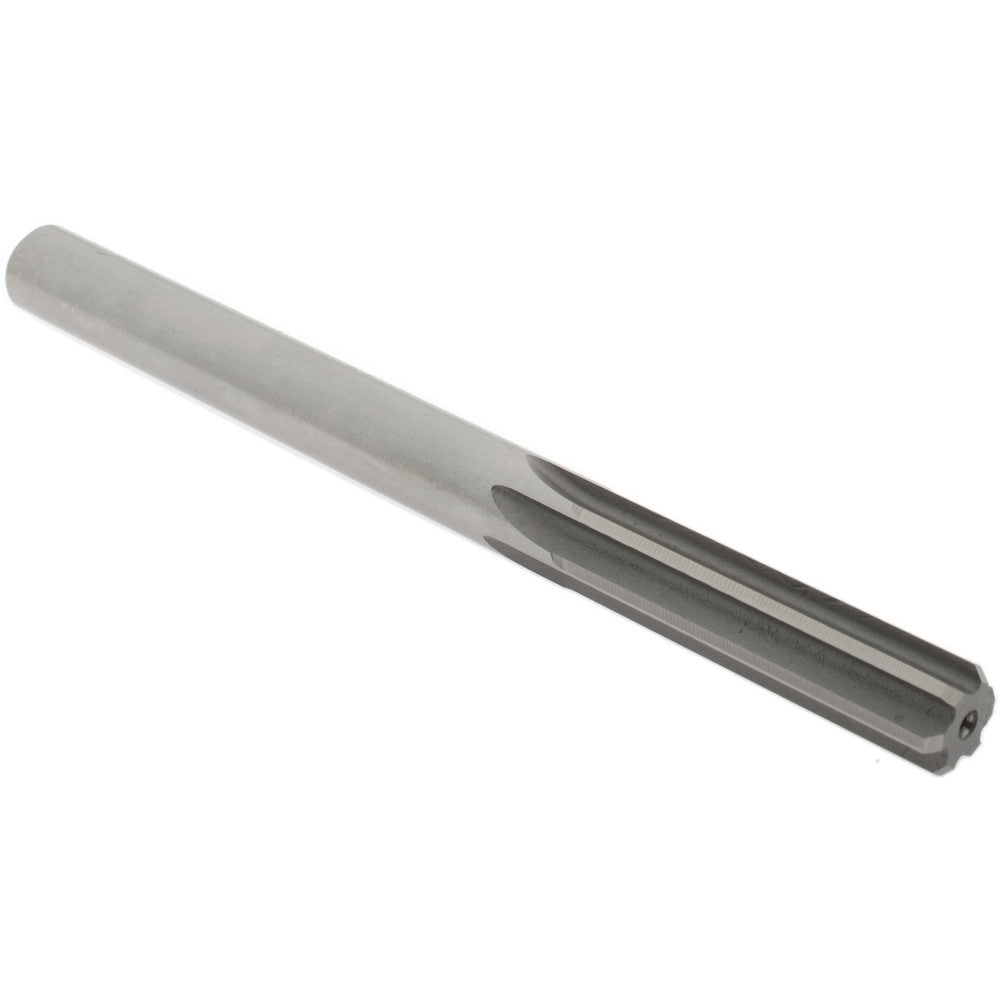 Hertel Reamers 370-0.4995 Chucking Reamer 0.4995" Dia, 6" OAL, 2" Flute Length, Straight Flute, Straight-Cylindrical Shank, HSS