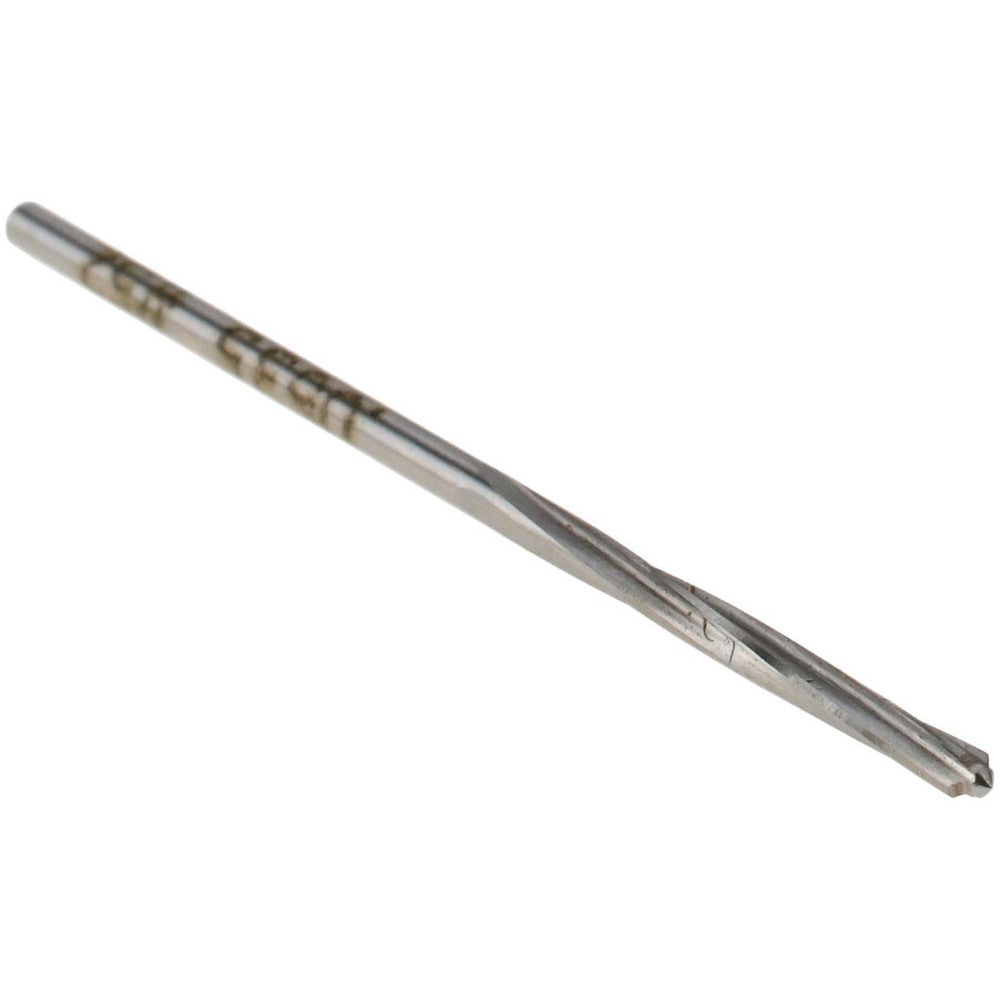 Hertel Reamers 335-0.0635 Chucking Reamer #52, 1-7/8" OAL, 1/2" Flute Length, Spiral Flute, Straight-Cylindrical Shank, HSS