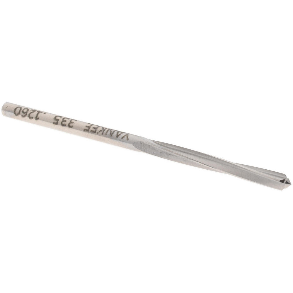 Hertel Reamers 335-0.1260 Chucking Reamer 0.1260" Dia, 2-3/4" OAL, 7/8" Flute Length, Spiral Flute, Straight-Cylindrical Shank, HSS