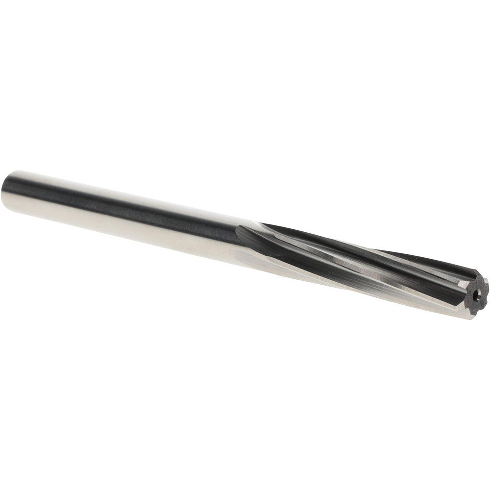 Hertel Reamers 375-0.3745 Chucking Reamer 0.3745" Dia, 5" OAL, 1-3/4" Flute Length, Spiral Flute, Straight-Cylindrical Shank, HSS