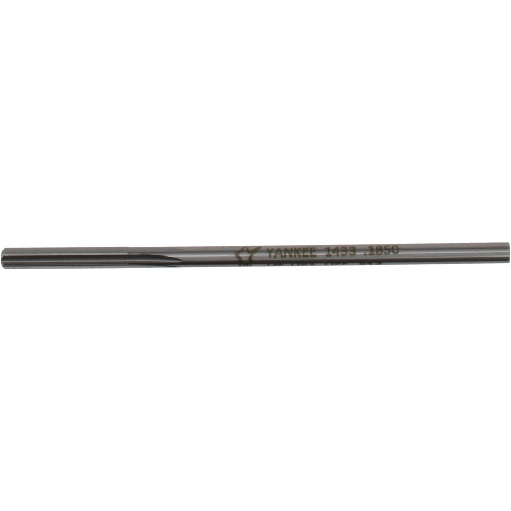 Hertel Reamers 1433-0.1850 Chucking Reamer #13, 4-1/2" OAL, 1-1/8" Flute Length, Straight Flute, Straight-Cylindrical Shank, HSSCobalt