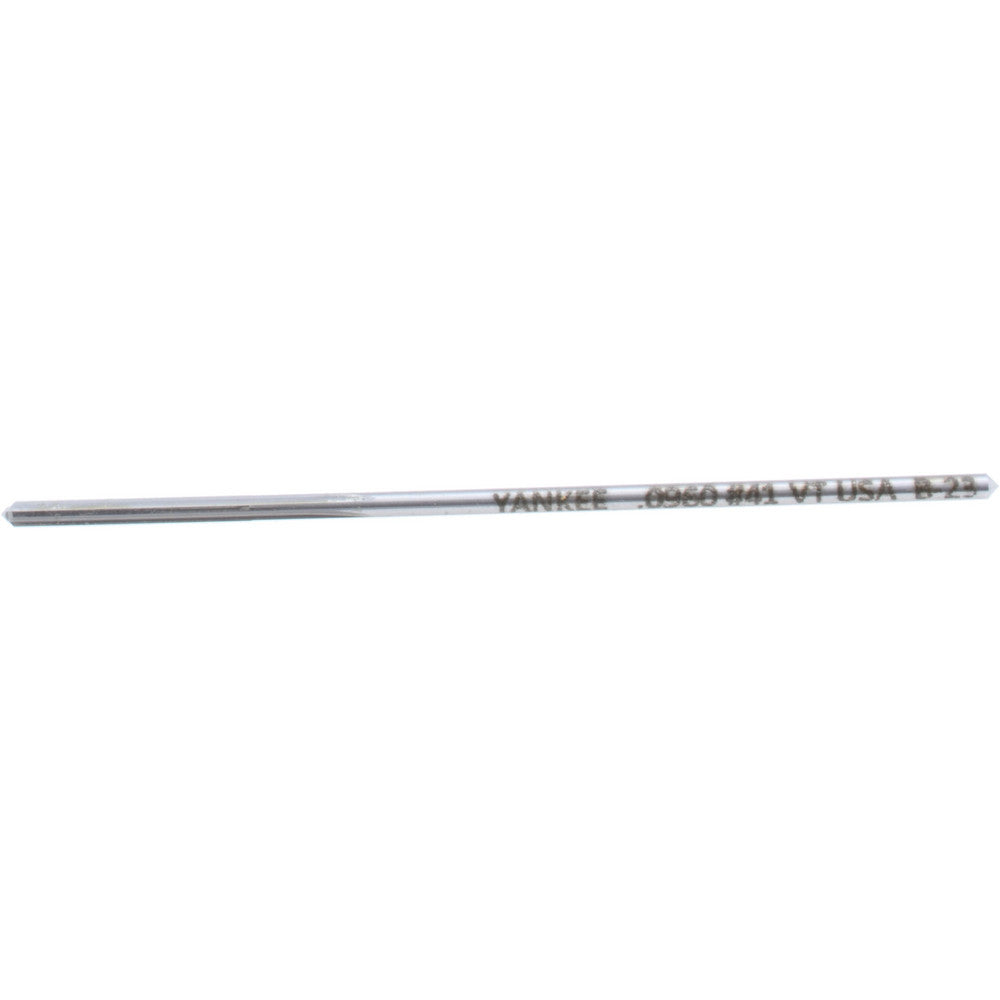 Hertel Reamers 1433-0.0960 Chucking Reamer #41, 3-1/2" OAL, 7/8" Flute Length, Straight Flute, Straight-Cylindrical Shank, HSSCobalt