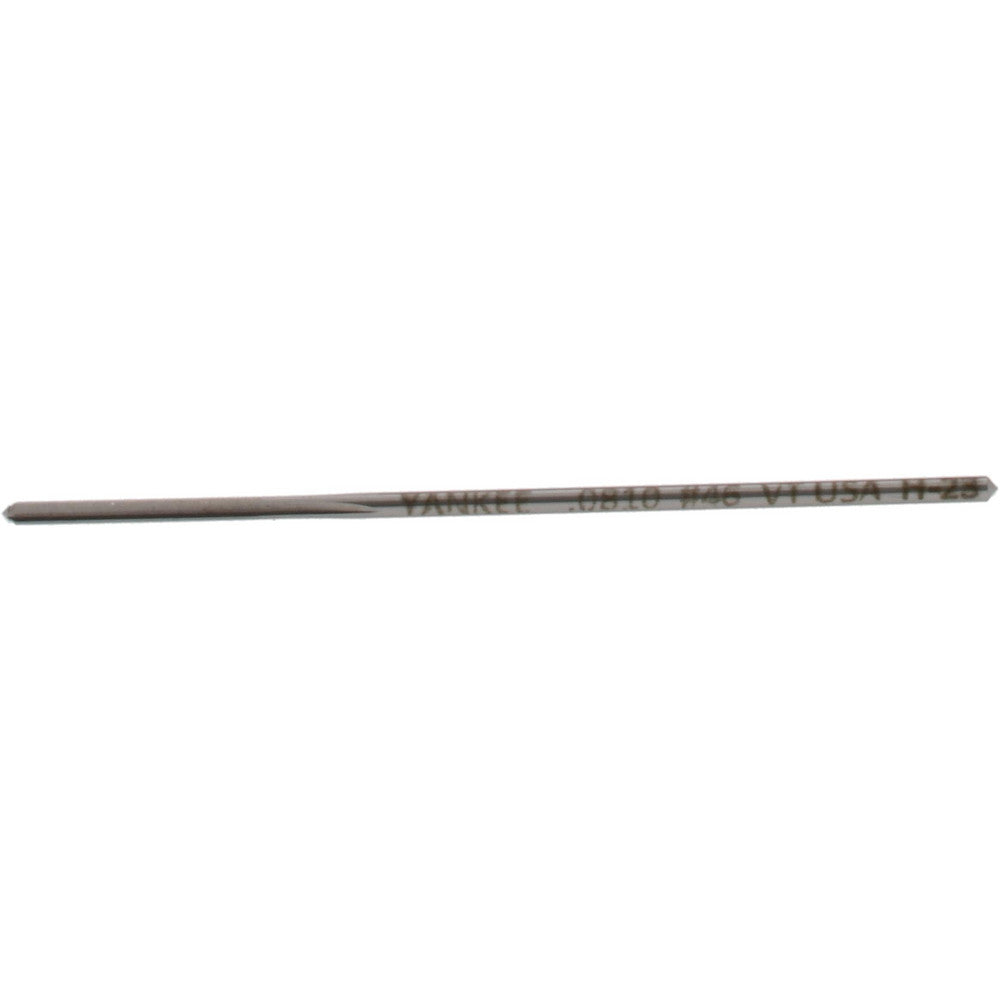 Hertel Reamers 1433-0.0810 Chucking Reamer #46, 3" OAL, 3/4" Flute Length, Straight Flute, Straight-Cylindrical Shank, HSSCobalt