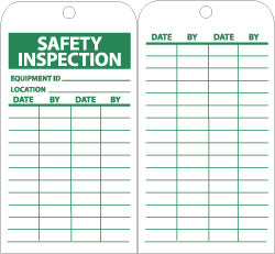 AccuformNMC RPT170 Lockout Tag Rectangle, 3.0000" High, Unrippable Vinyl