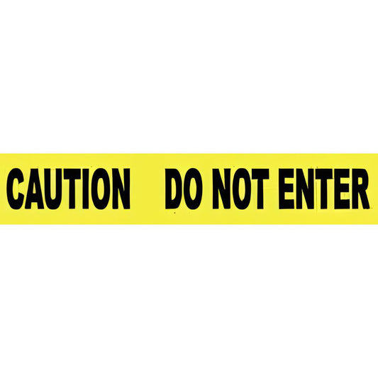 AccuformNMC PT9-2ML 1000 Ft. Long x 3 Inch Wide Roll, Polyethylene, Yellow, Barricade and Flagging Tape