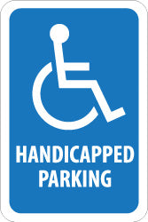 AccuformNMC TM146J Handicapped Parking,