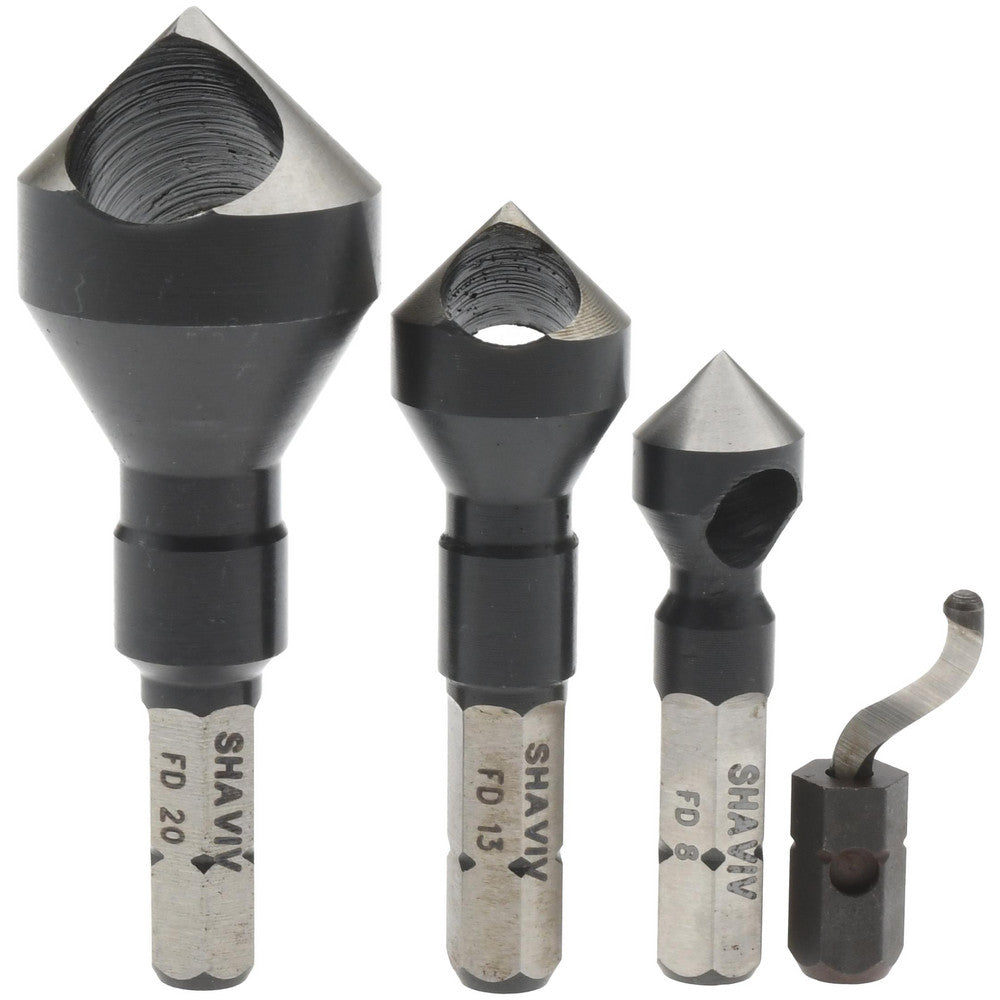 Vargus 154-00032 Countersink Set 4 Pc, 5/16 to 13/16" Head Dia