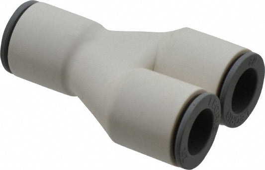 Parker 72338452 Push-To-Connect Tube to Tube Tube Fitting Union Y, 1/2" OD