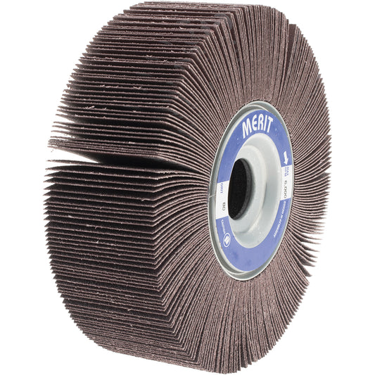 Merit Abrasives 08834123034 6 x 2" 80 Grit Aluminum Oxide Unmounted Flap Wheel