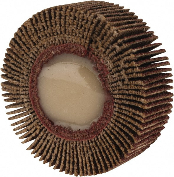 Merit Abrasives 08834137131 Mounted Flap Wheel 1-1/2" Dia, 1/2" Face Width, 80 Grit, Ceramic Alumina