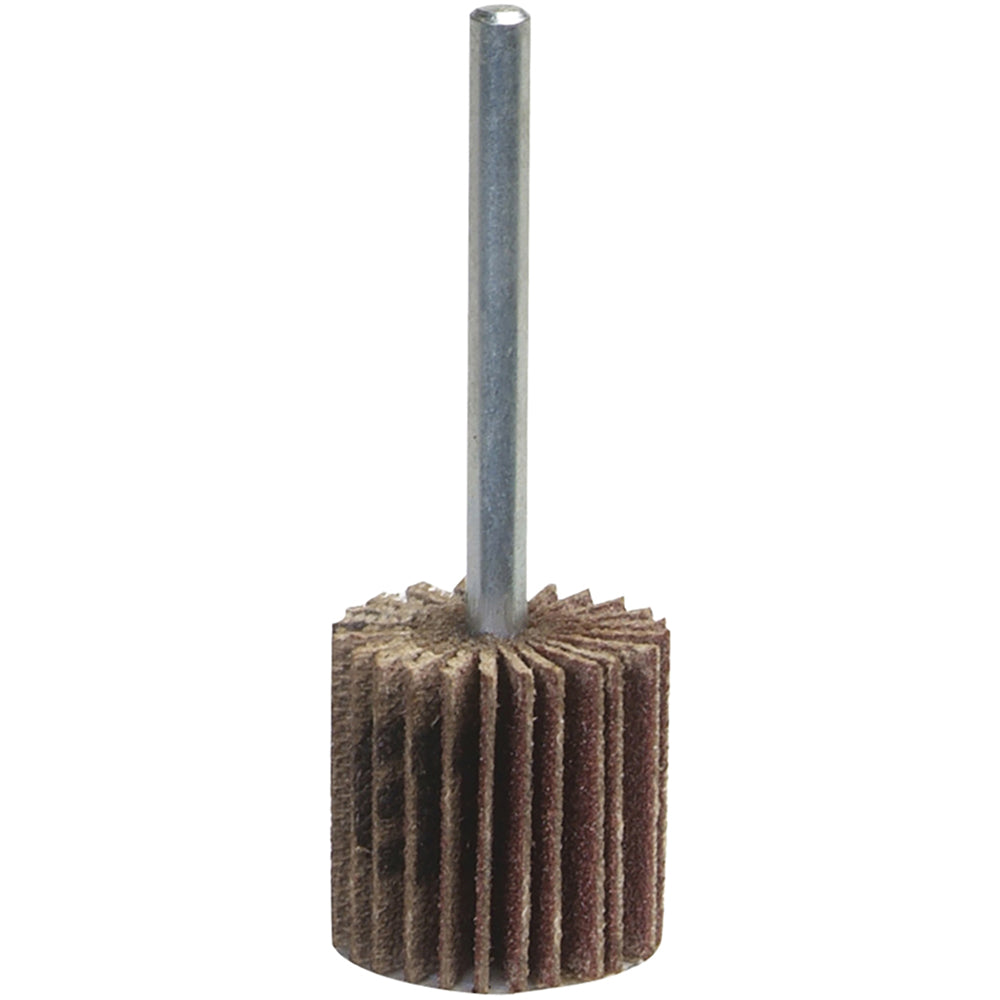 Merit Abrasives 08834137261 Mounted Flap Wheel 3" Dia, 2" Face Width, 80 Grit, Ceramic Alumina