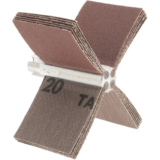 Merit Abrasives 08834154111 120 Grit, Coated, Aluminum Oxide Bore Polisher