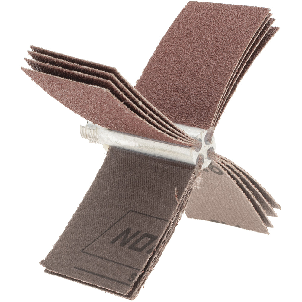 Merit Abrasives 08834154118 60 Grit, Coated, Aluminum Oxide Bore Polisher