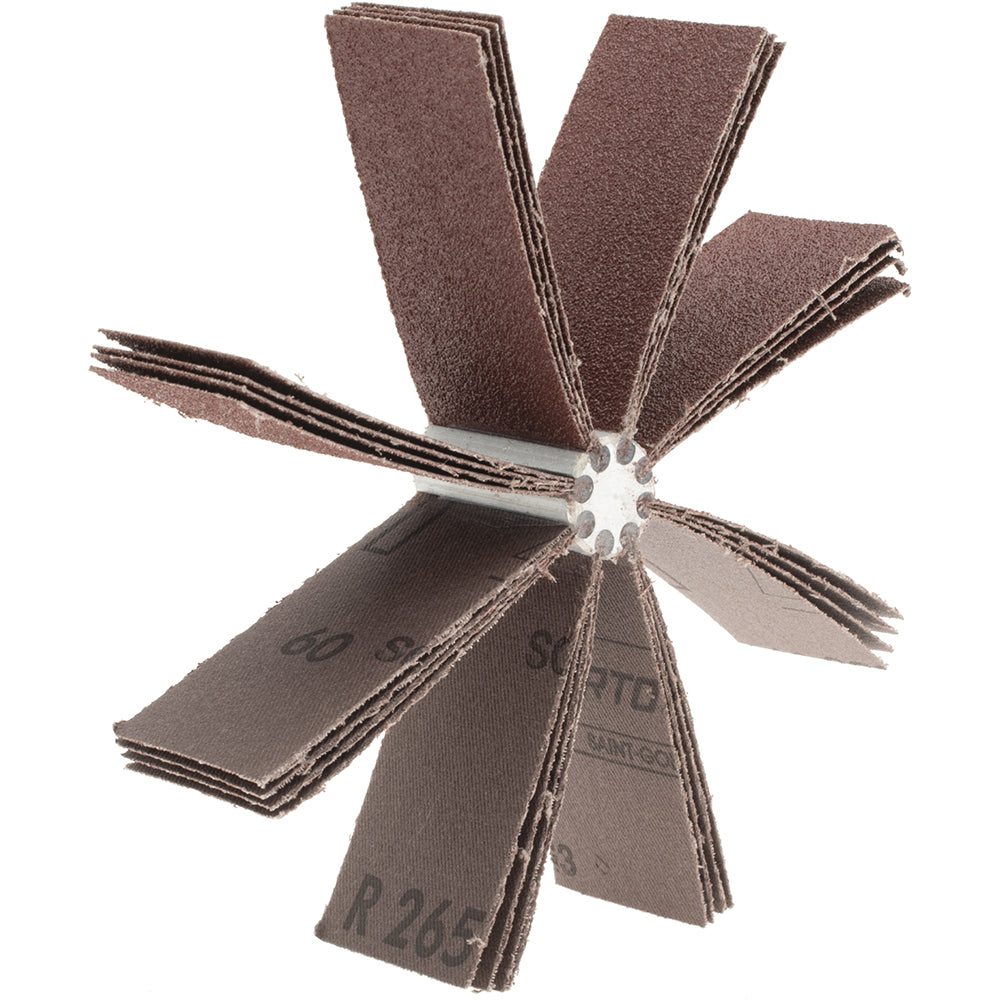 Merit Abrasives 08834154172 60 Grit, Coated, Aluminum Oxide Bore Polisher