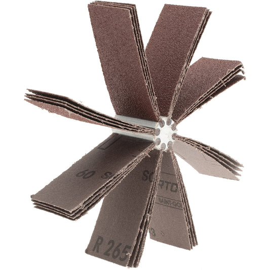 Merit Abrasives 08834154172 60 Grit, Coated, Aluminum Oxide Bore Polisher