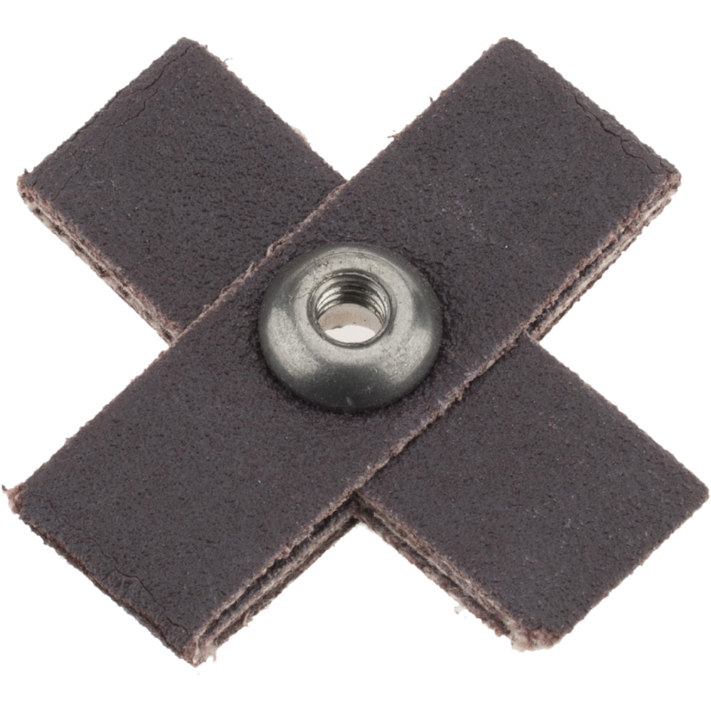 Merit Abrasives 08834182148 120 Grit, Fine Grade, Aluminum Oxide Cross Pad