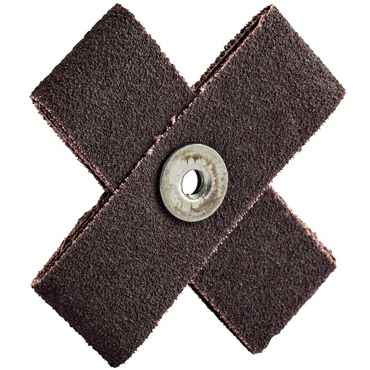 Merit Abrasives 08834184116 120 Grit, Fine Grade, Aluminum Oxide Cross Pad