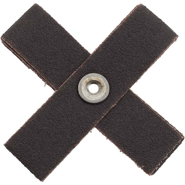 Merit Abrasives 08834184135 80 Grit, Medium Grade, Aluminum Oxide Cross Pad