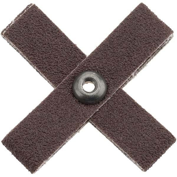 Merit Abrasives 08834184402 80 Grit, Medium Grade, Aluminum Oxide Cross Pad