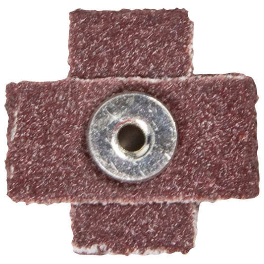 Merit Abrasives 08834185519 80 Grit, Medium Grade, Aluminum Oxide Cross Pad