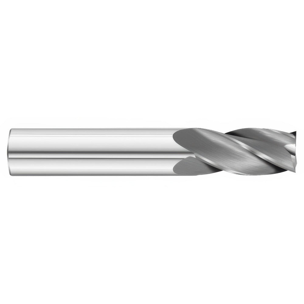 Fullerton Tool Co. 32011 Square End Mill 3/16" Dia, 5/8" LOC, 4 Flute, Solid Carbide