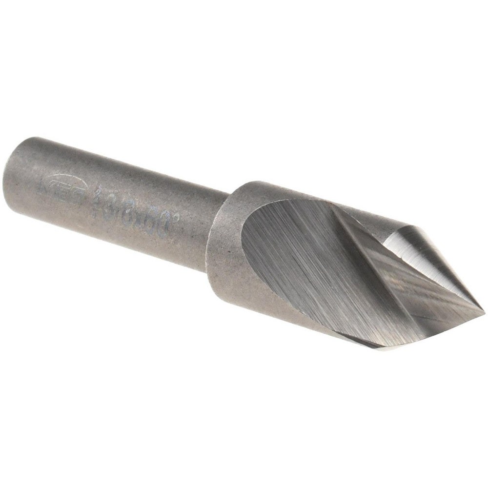 Keo 919-000-167 Countersink 3/8" Head Dia, 60.00 deg Included Angle, 1 Flute, High-Speed Steel, Right Hand Cut