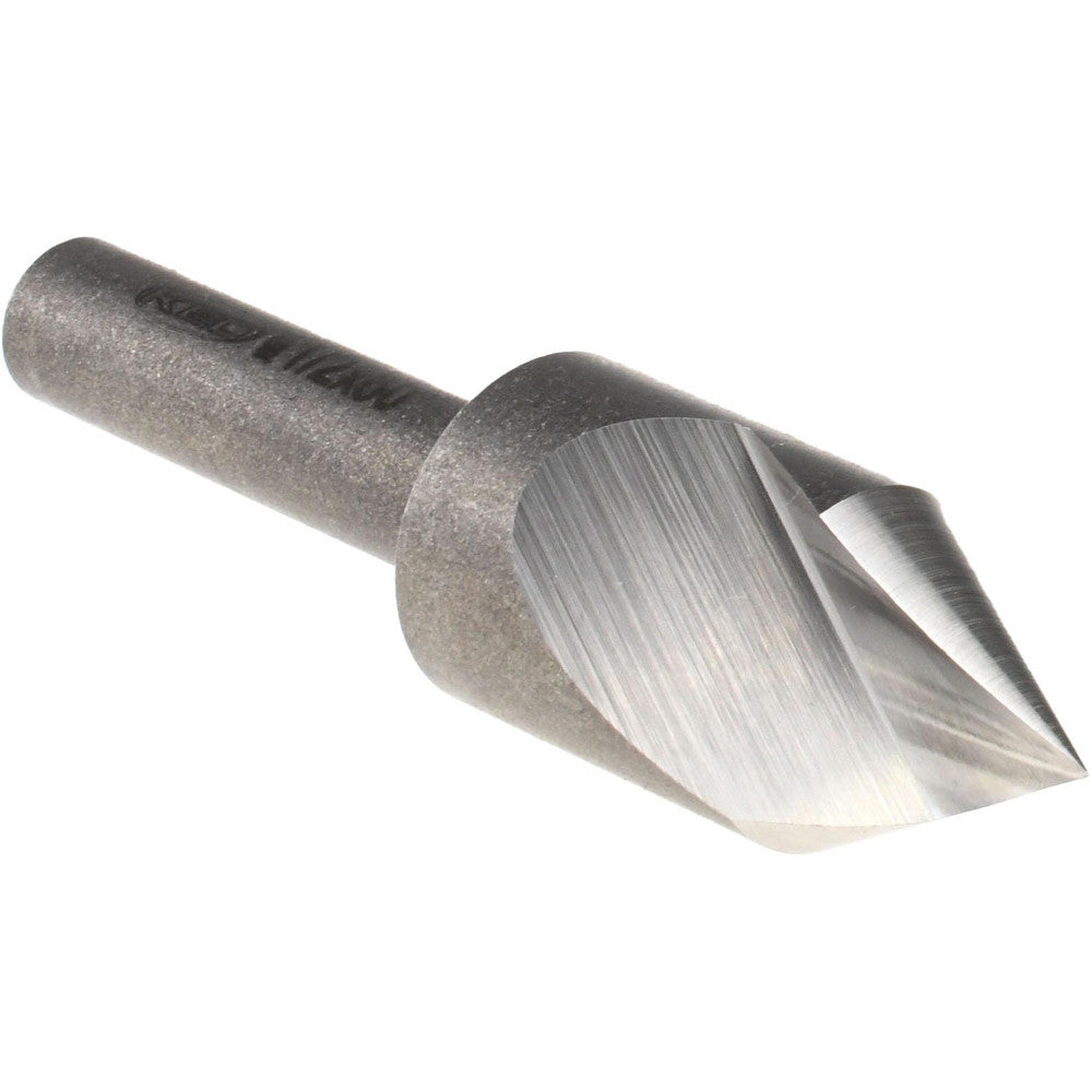 Keo 919-000-071 Countersink 1/2" Head Dia, 60.00 deg Included Angle, 1 Flute, High-Speed Steel, Right Hand Cut