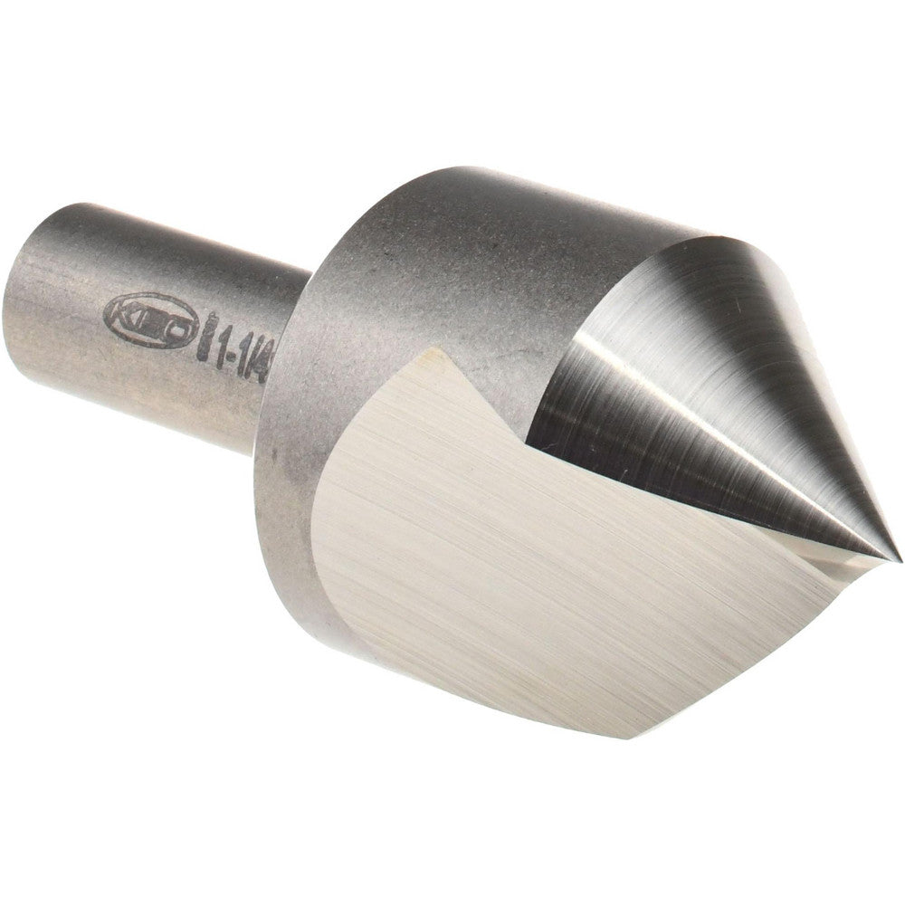 Keo 919-000-145 Countersink 1-1/4" Head Dia, 82.00 deg Included Angle, 1 Flute, High-Speed Steel, Right Hand Cut