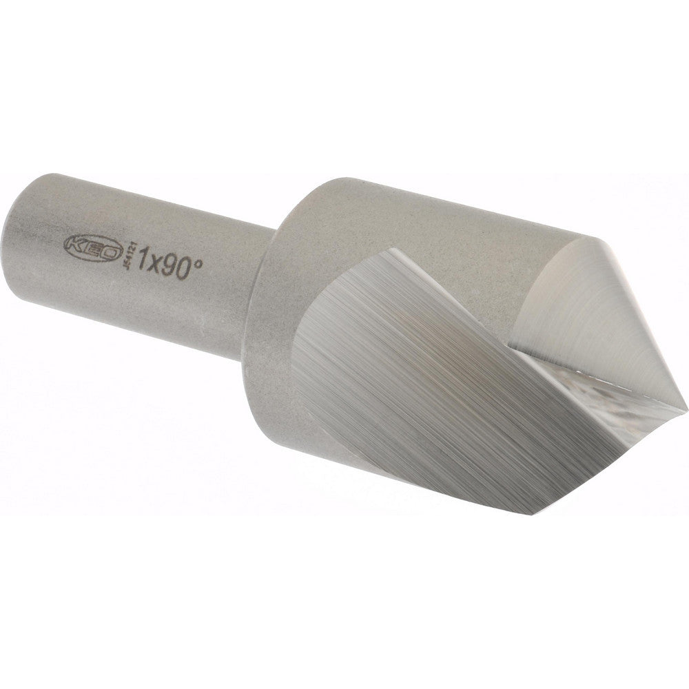Keo 919-000-263 Countersink 5/8" Head Dia, 90.00 deg Included Angle, 1 Flute, High-Speed Steel, Right Hand Cut